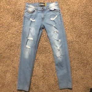 Blue ripped jeans size 30/30